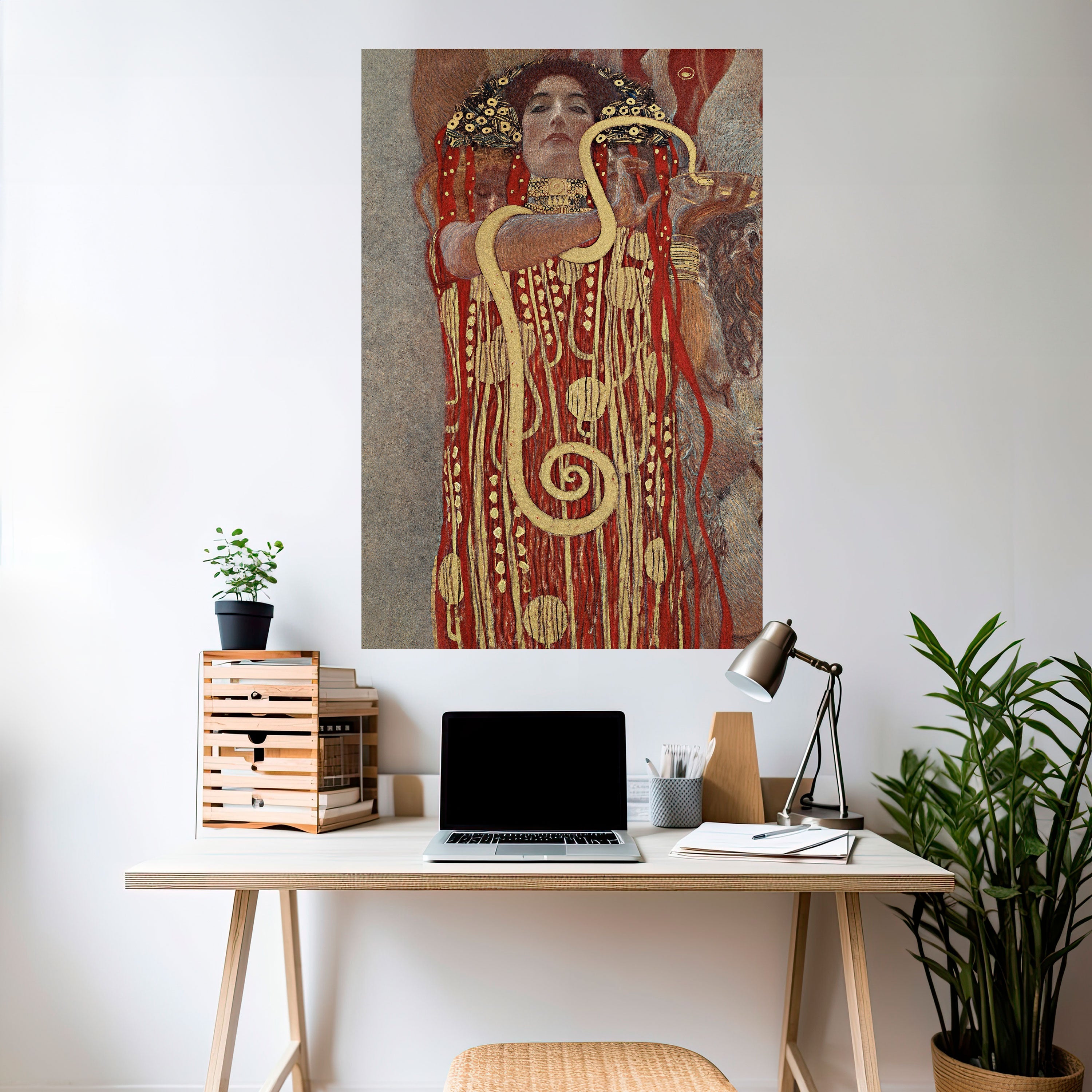 HYGIEIA BY KLIMT Peel and Stick Vertical Poster