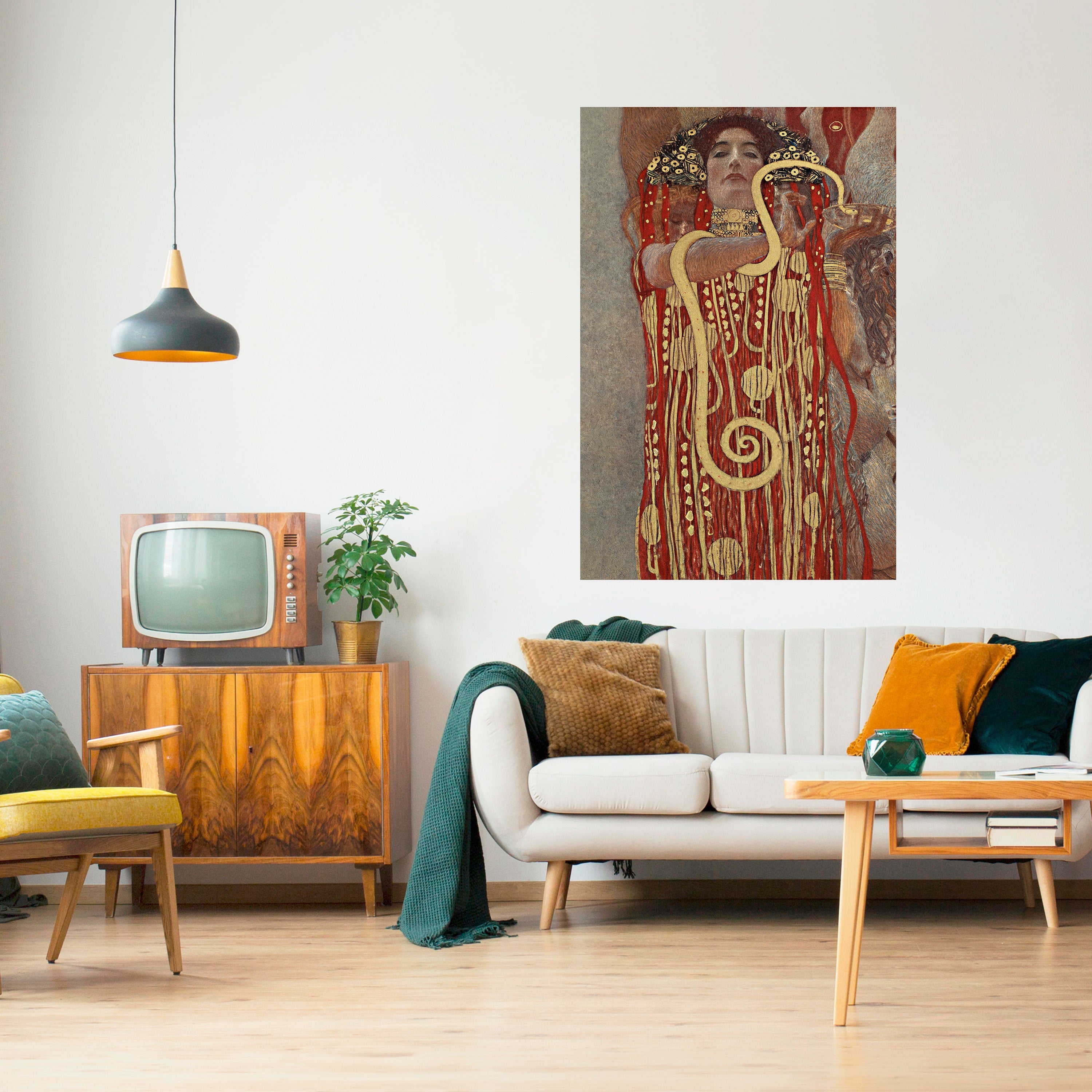 HYGIEIA BY KLIMT Peel and Stick Vertical Poster