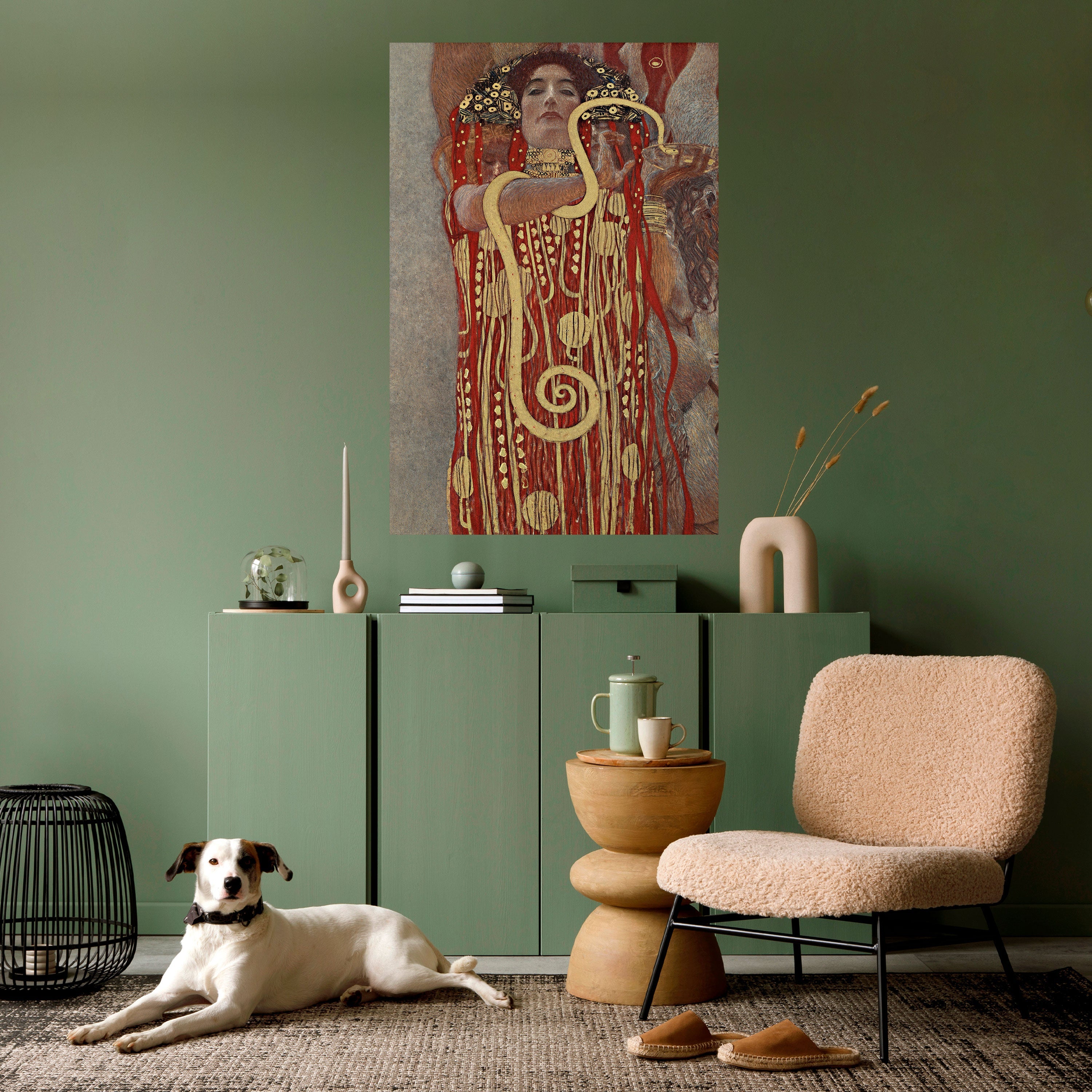 HYGIEIA BY KLIMT Peel and Stick Vertical Poster