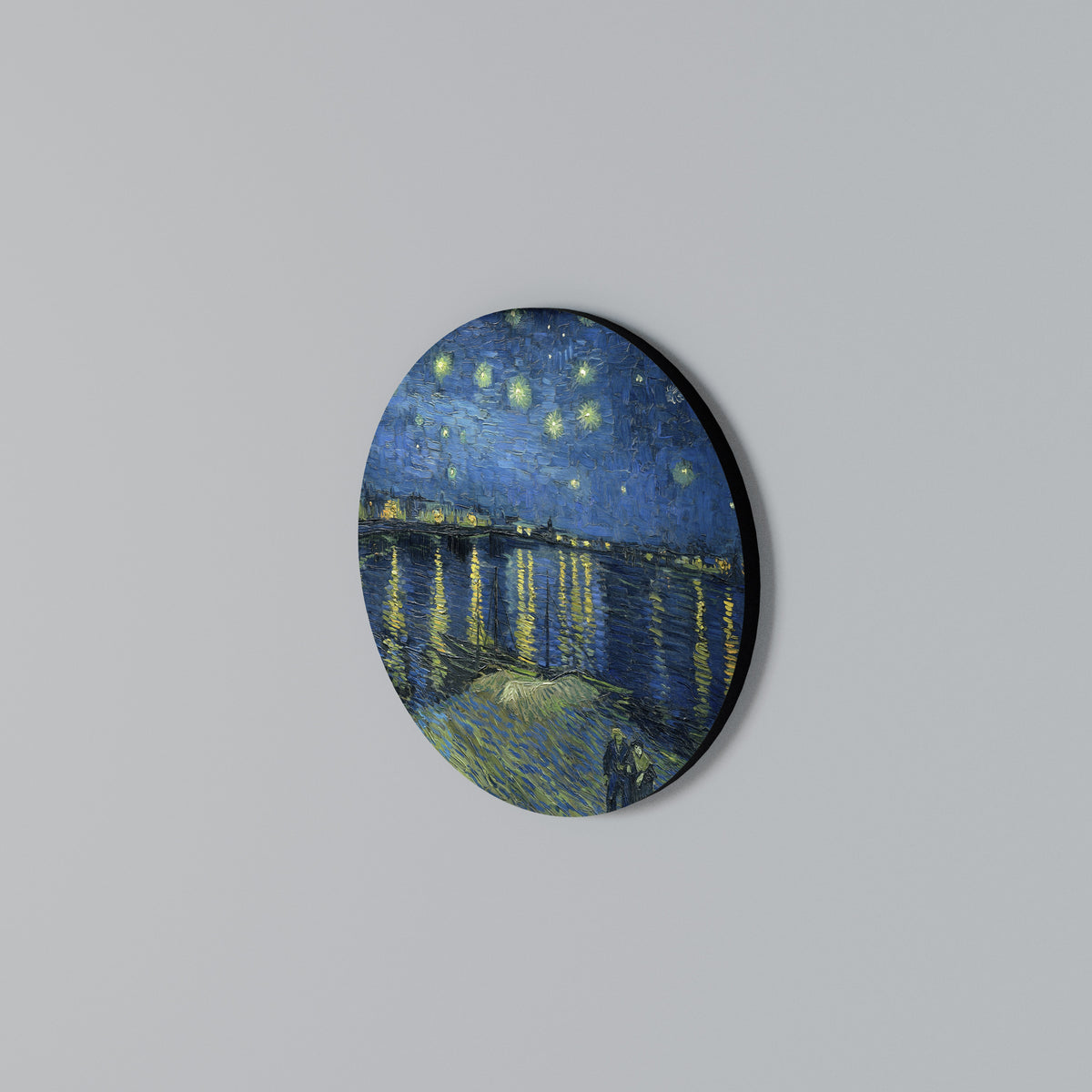 STARRY NIGHT OVER THE RHONE Round Wall Art