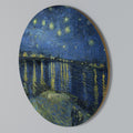 STARRY NIGHT OVER THE RHONE Round Wall Art