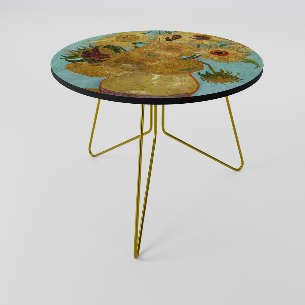 VASE WITH TWELVE SUNFLOWERS Coffee Table