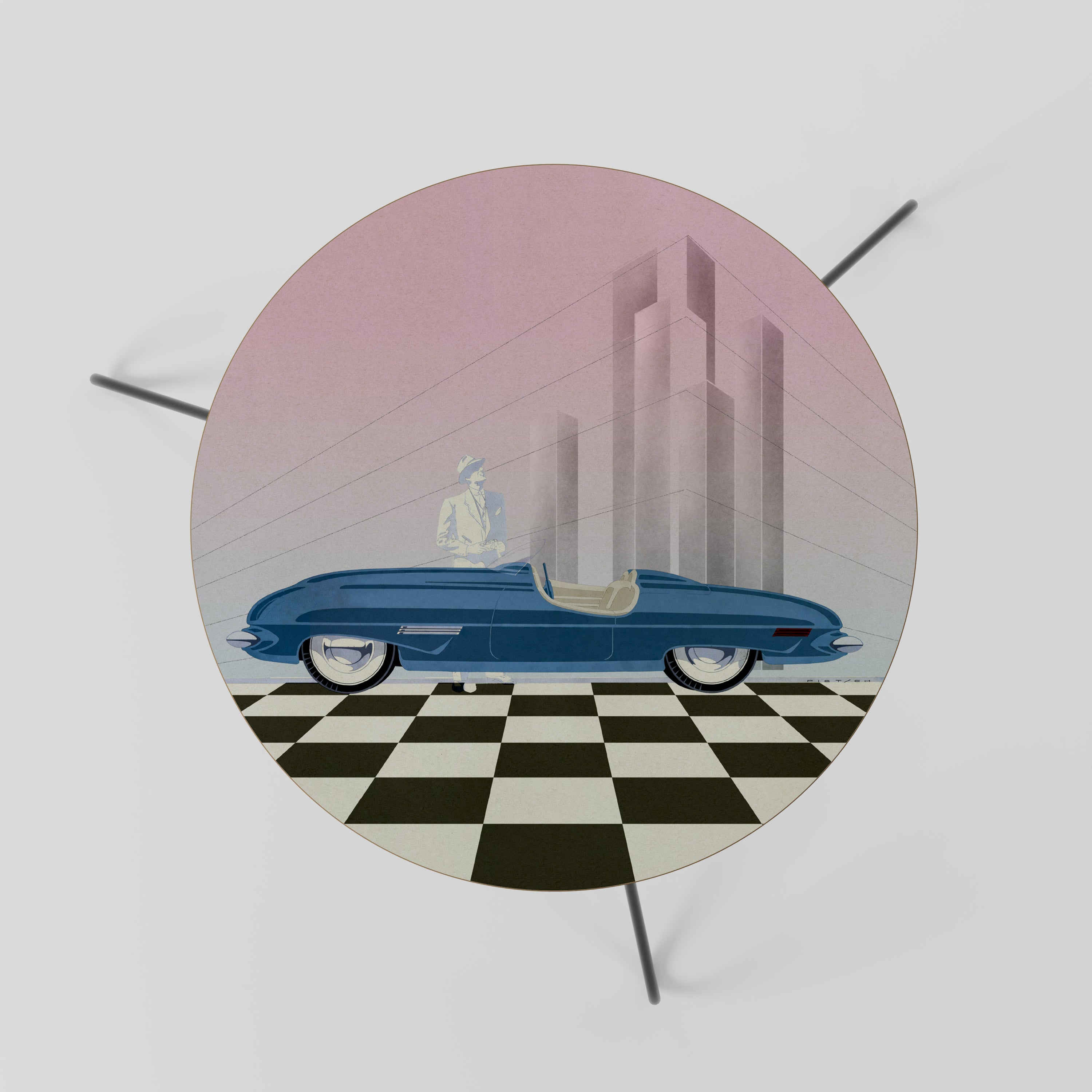 Τραπεζάκι σαλονιού BLUE ROADSTER 60