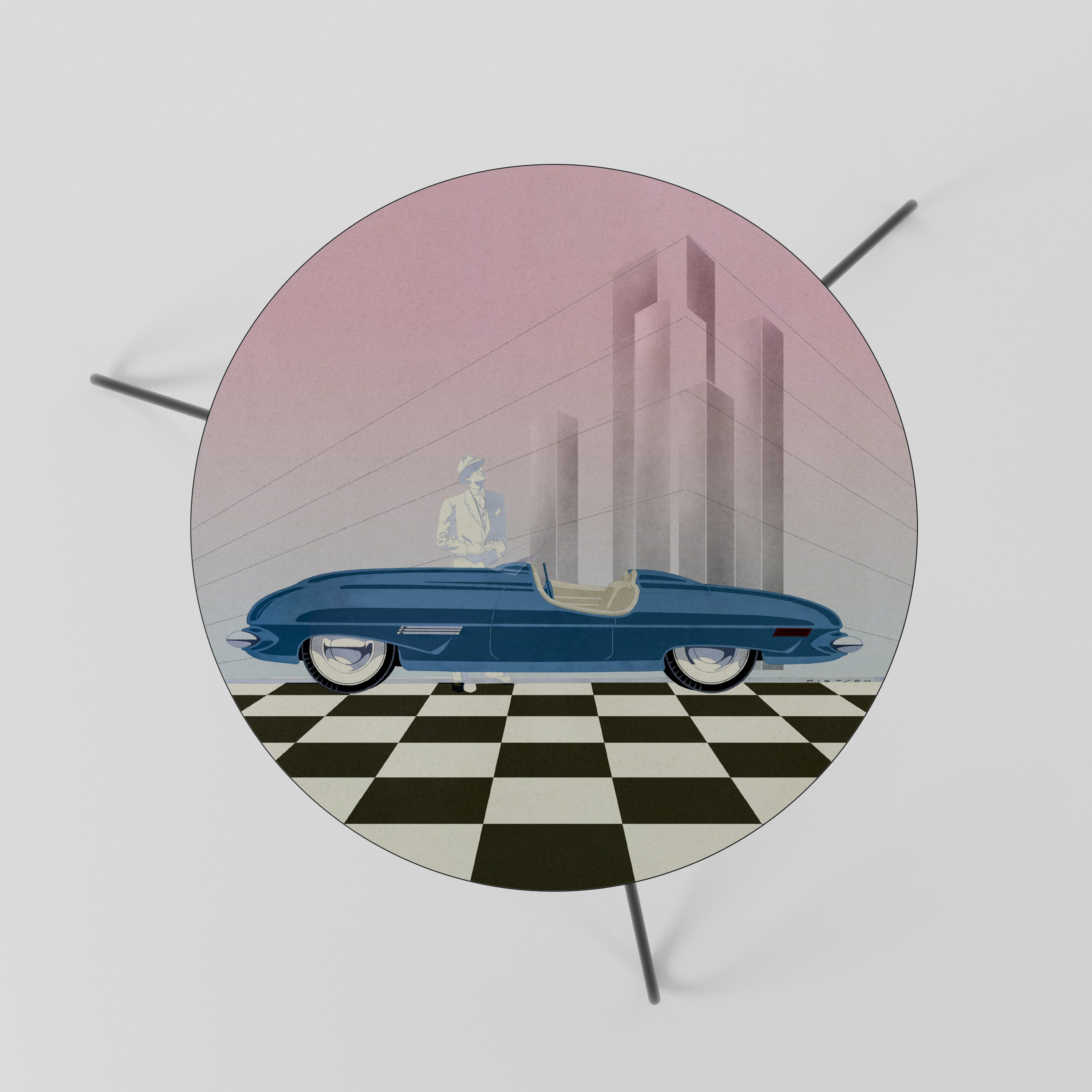 Τραπεζάκι σαλονιού BLUE ROADSTER 60