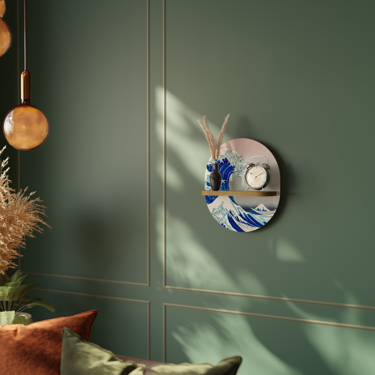 THE GREAT WAVE Διακοσμητικό Ράφι Art Shelf