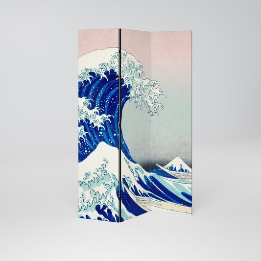 THE GREAT WAVE Παραβάν με 3 πάνελ