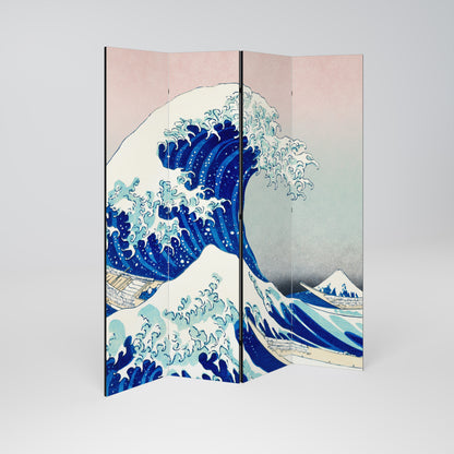 THE GREAT WAVE Παραβάν με 4 πάνελ