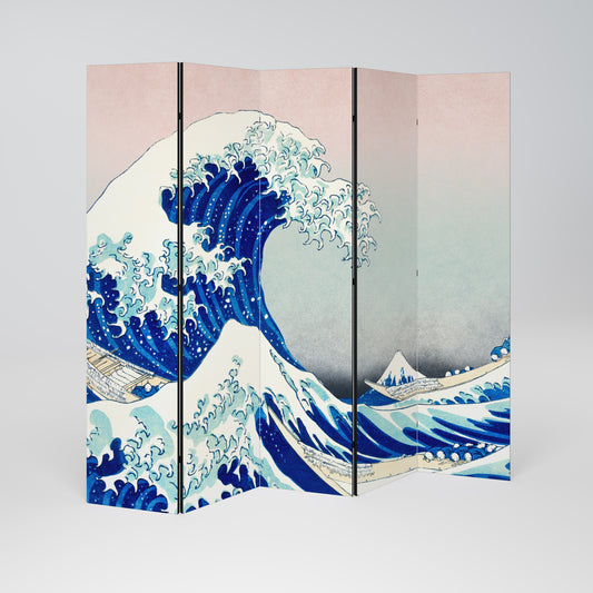 THE GREAT WAVE Παραβάν με 5 πάνελ