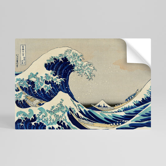 THE GREAT WAVE Αυτοκόλλητη Αφίσα οριζόντια