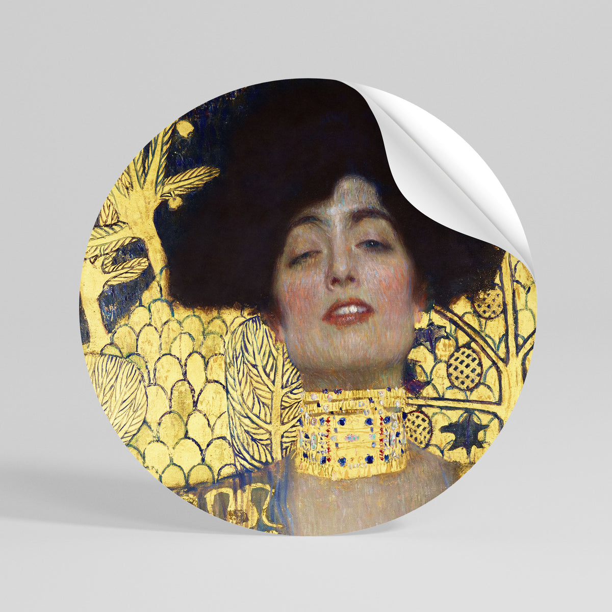 JUDITH WITHOUT HOLOFERNES Αυτοκόλλητη Αφίσα στρογγυλή