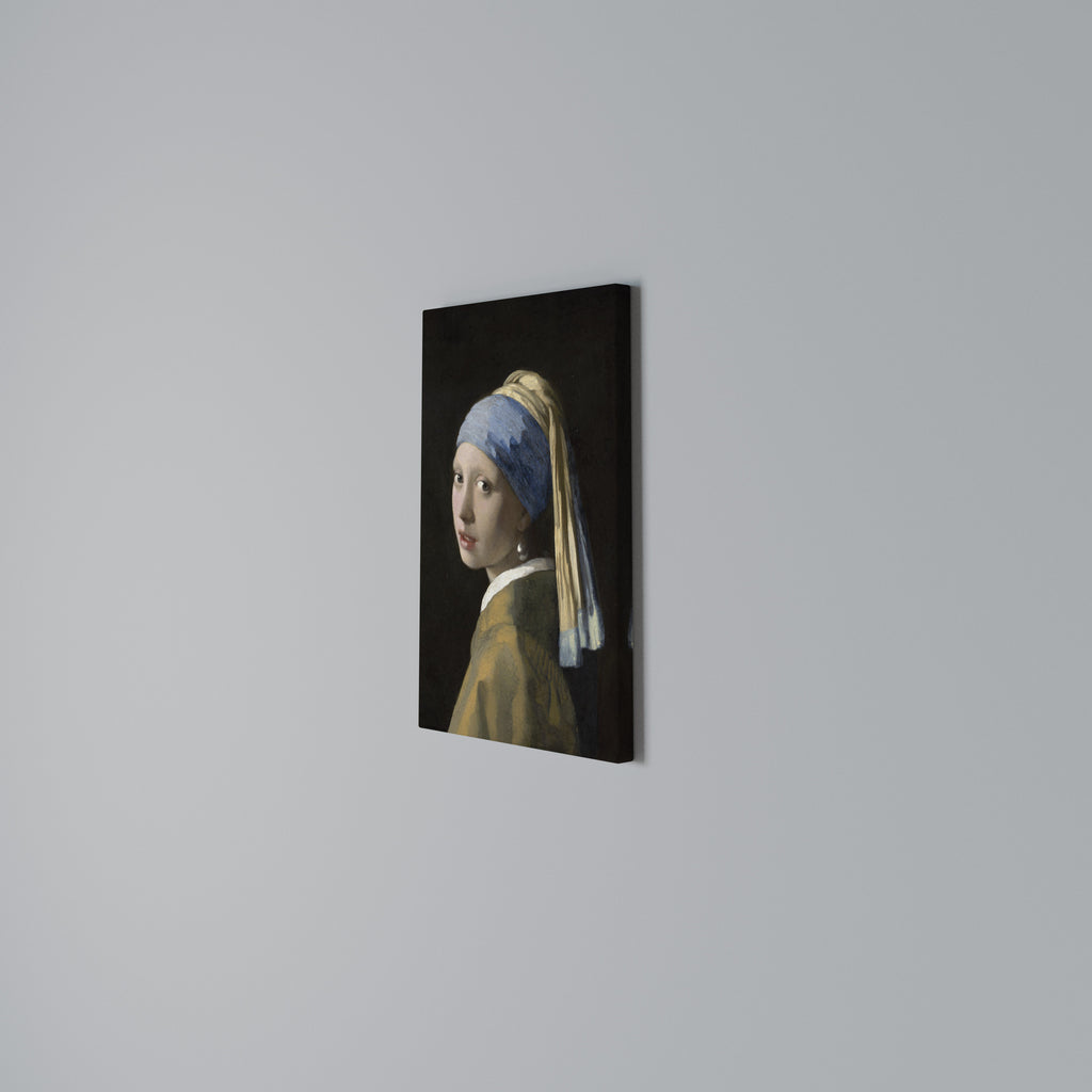 GIRL WITH A PEARL EARING Κατακόρυφος Πίνακας σε Καμβά