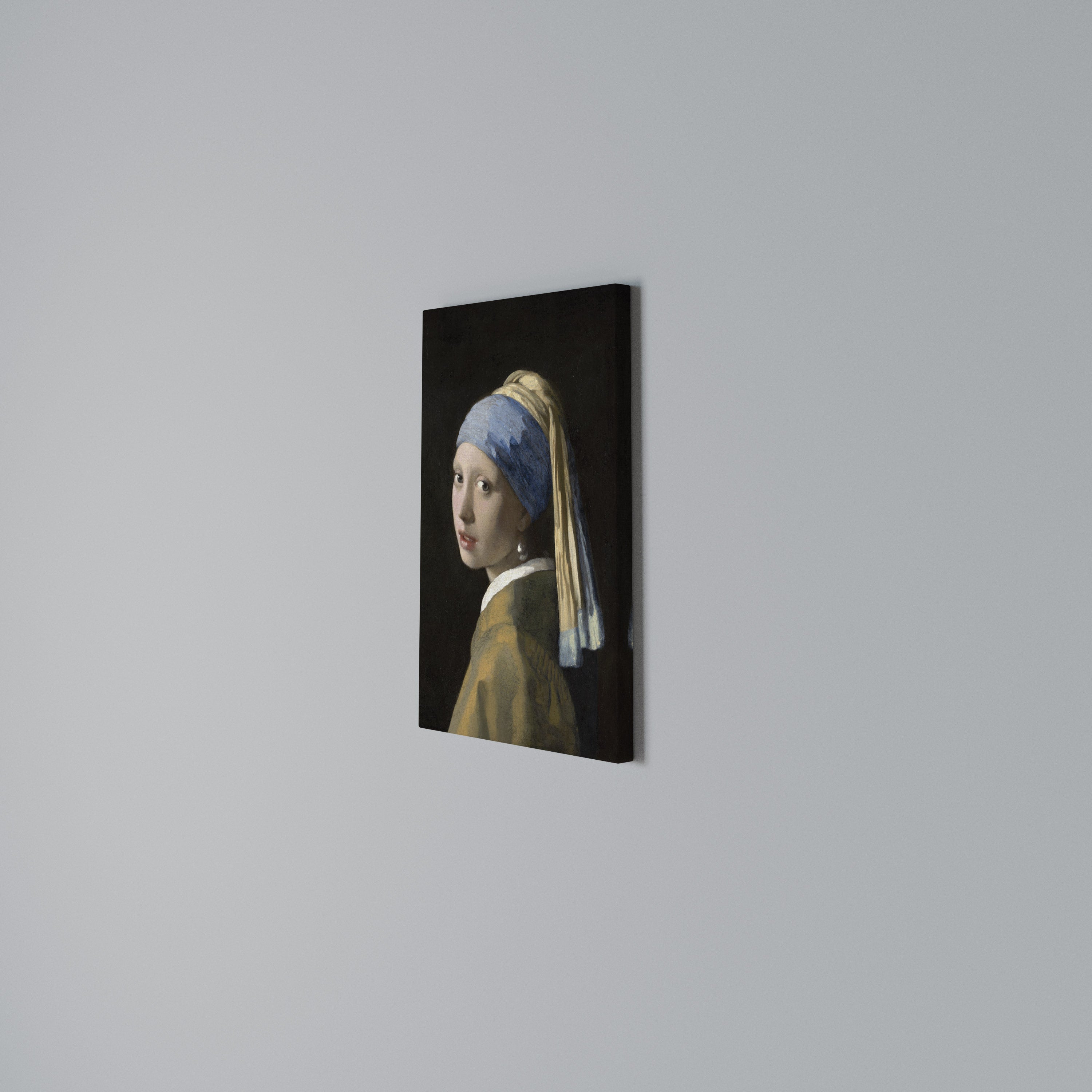 GIRL WITH A PEARL EARING Κατακόρυφος Πίνακας σε Καμβά