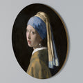 GIRL WITH A PEARL EARING Στρογγυλός πίνακας ζωγραφικής