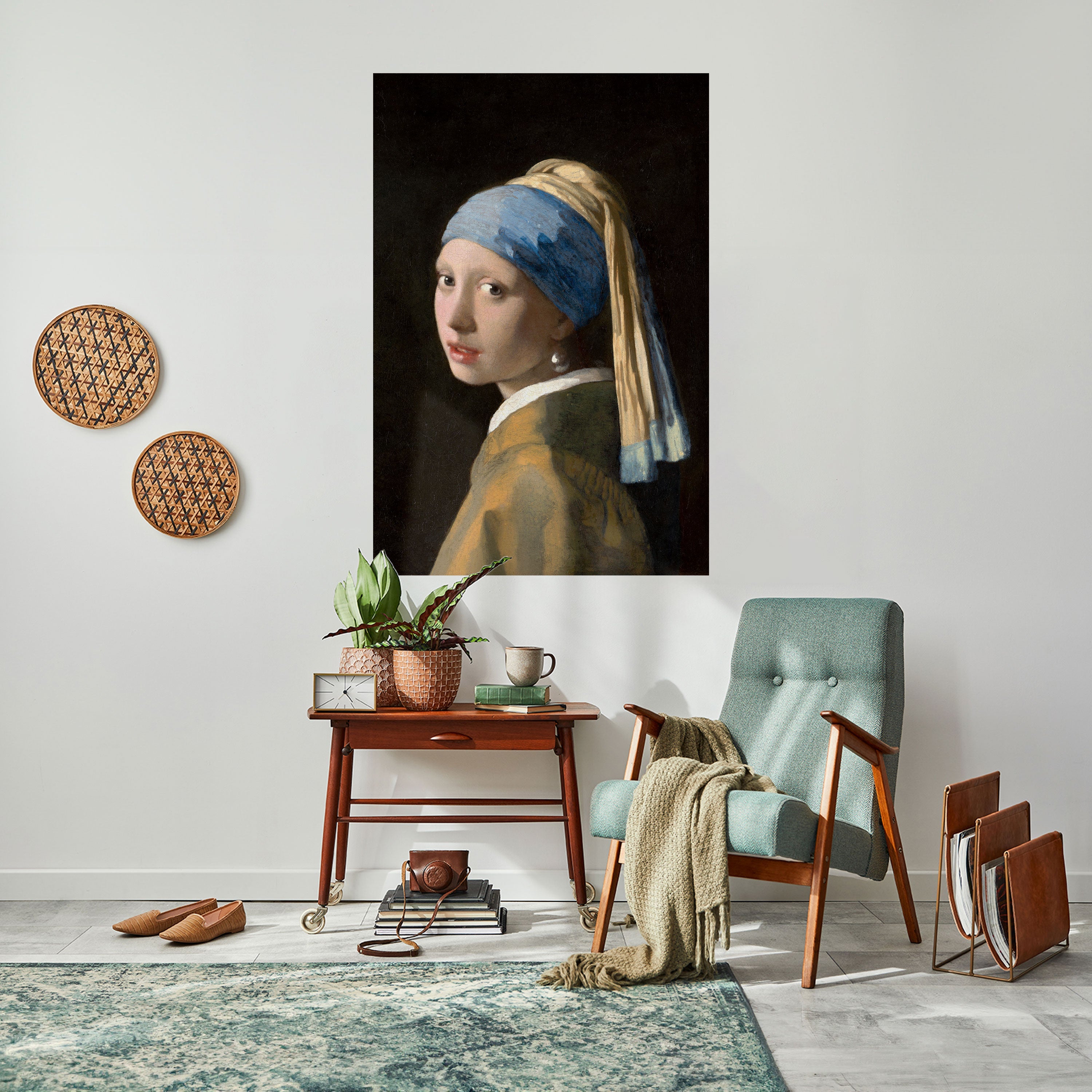 GIRL WITH A PEARL EARING Peel and Stick Vertical Poster
