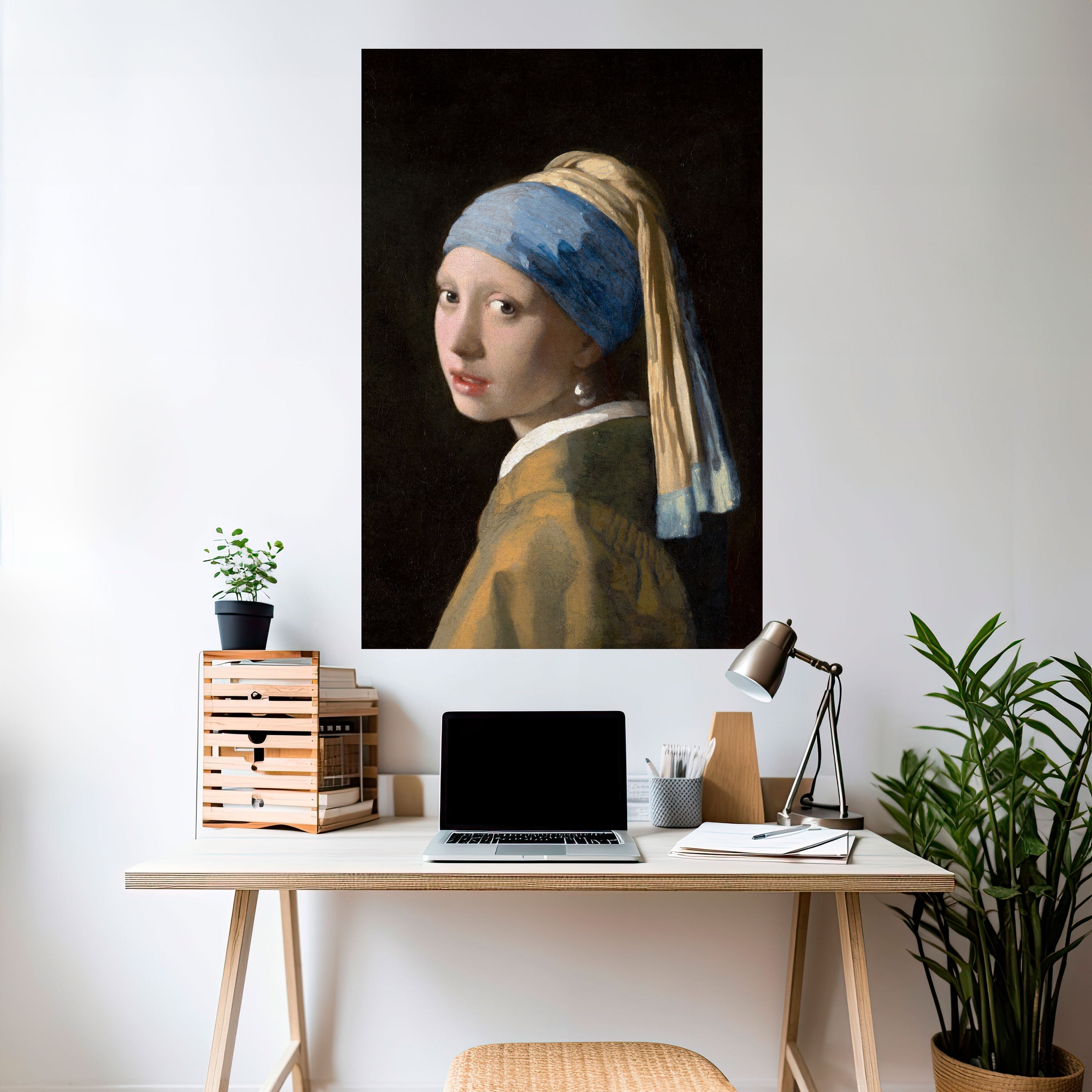 GIRL WITH A PEARL EARING Peel and Stick Vertical Poster