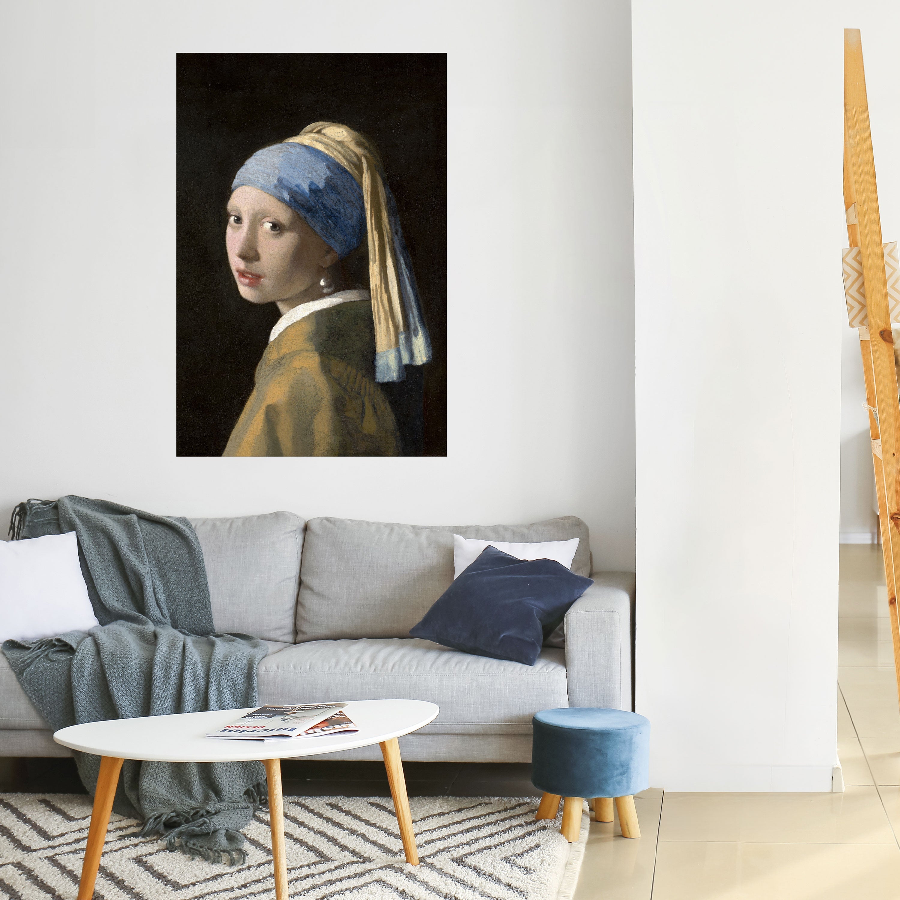 GIRL WITH A PEARL EARING Peel and Stick Vertical Poster