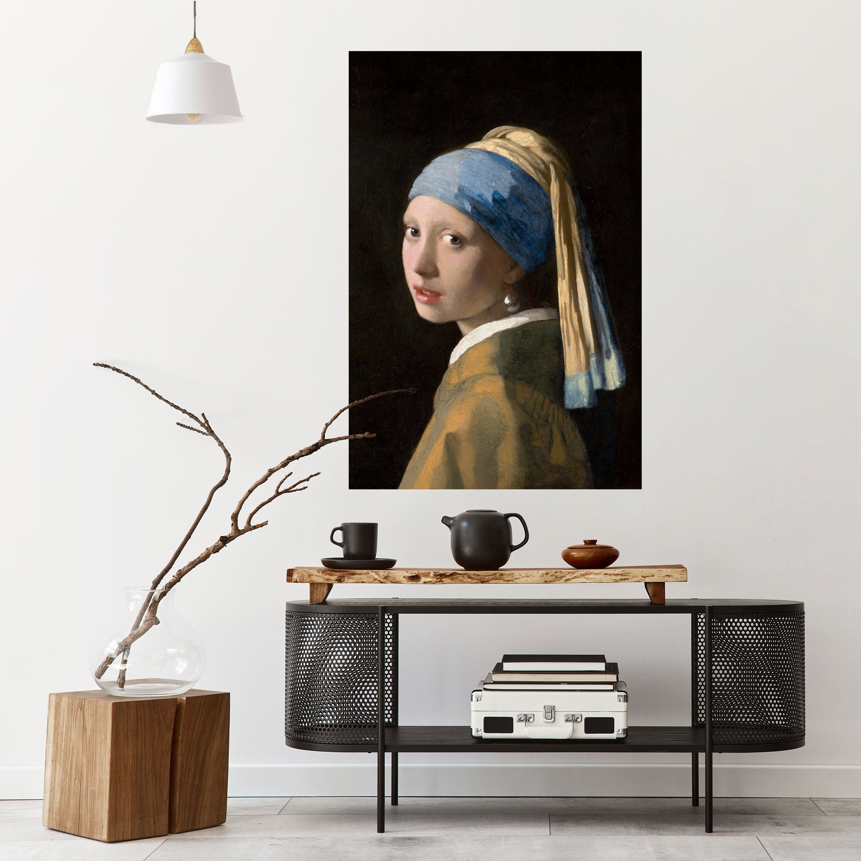 GIRL WITH A PEARL EARING Peel and Stick Vertical Poster