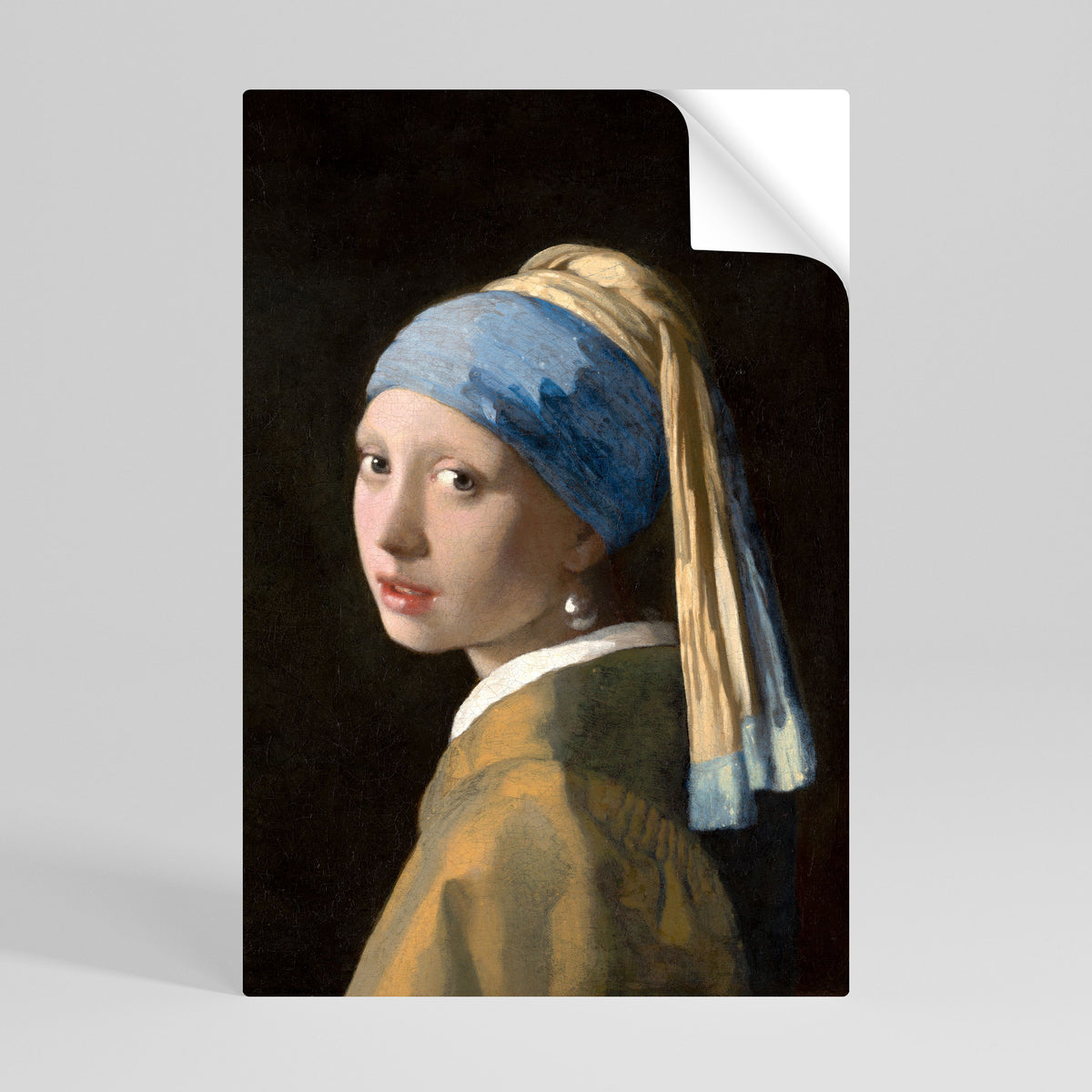 GIRL WITH A PEARL EARING Αυτοκόλλητη Αφίσα κάθετη