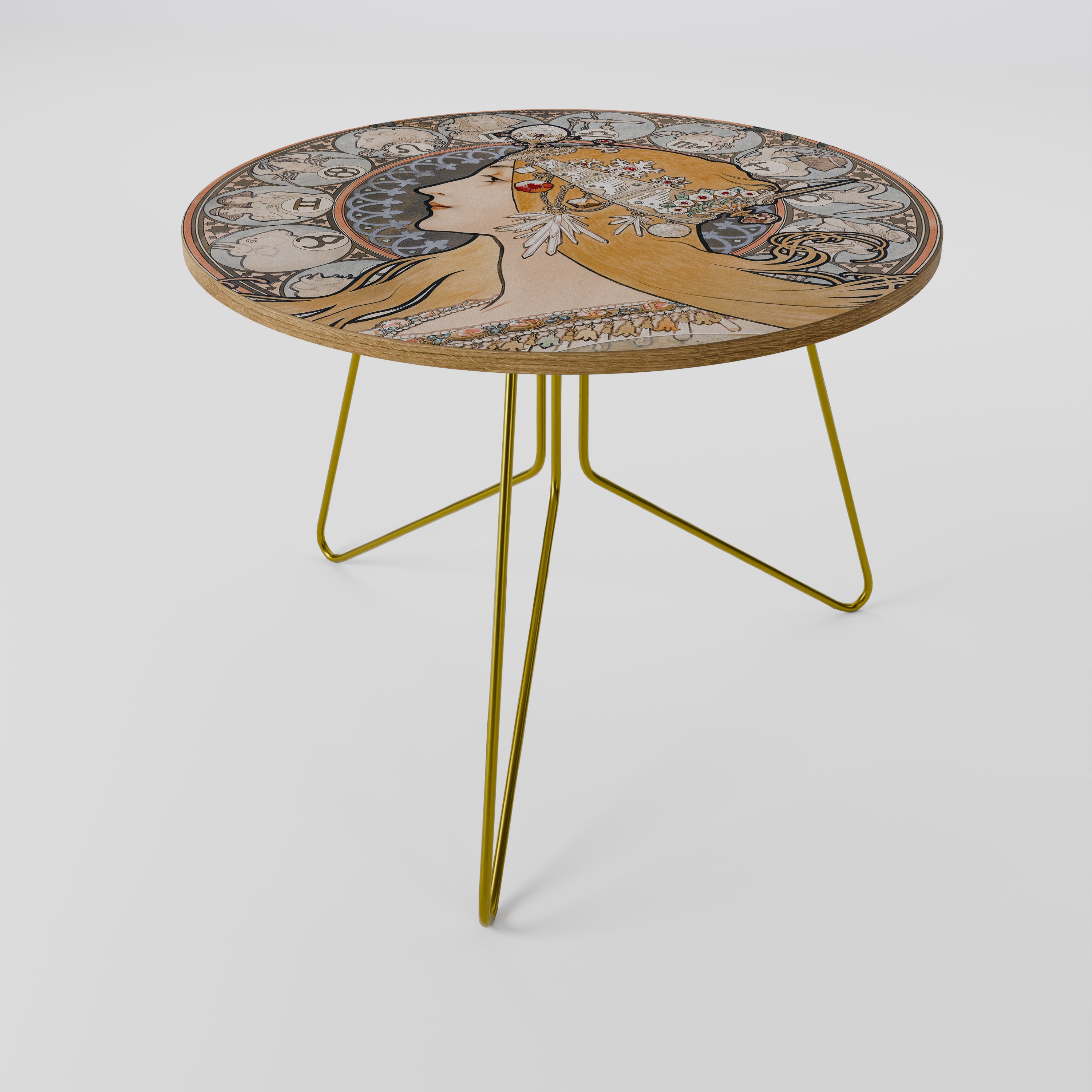 ZODIAQUE OR LA PLUME Coffee Table