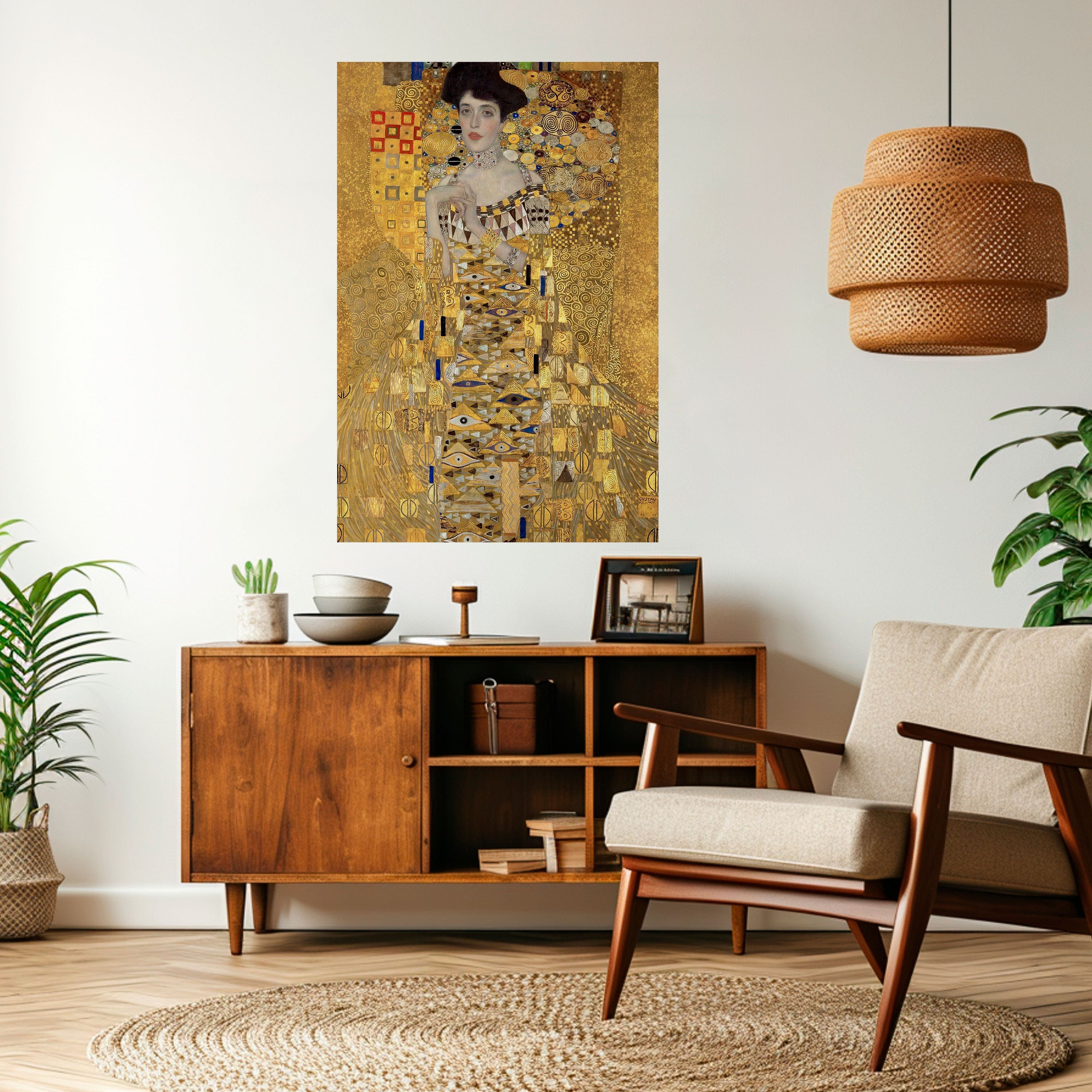 PORTRAIT OF ADELE Peel and Stick Vertical Poster