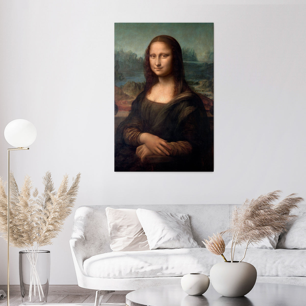MONA LISA Κατακόρυφος Πίνακας σε Καμβά