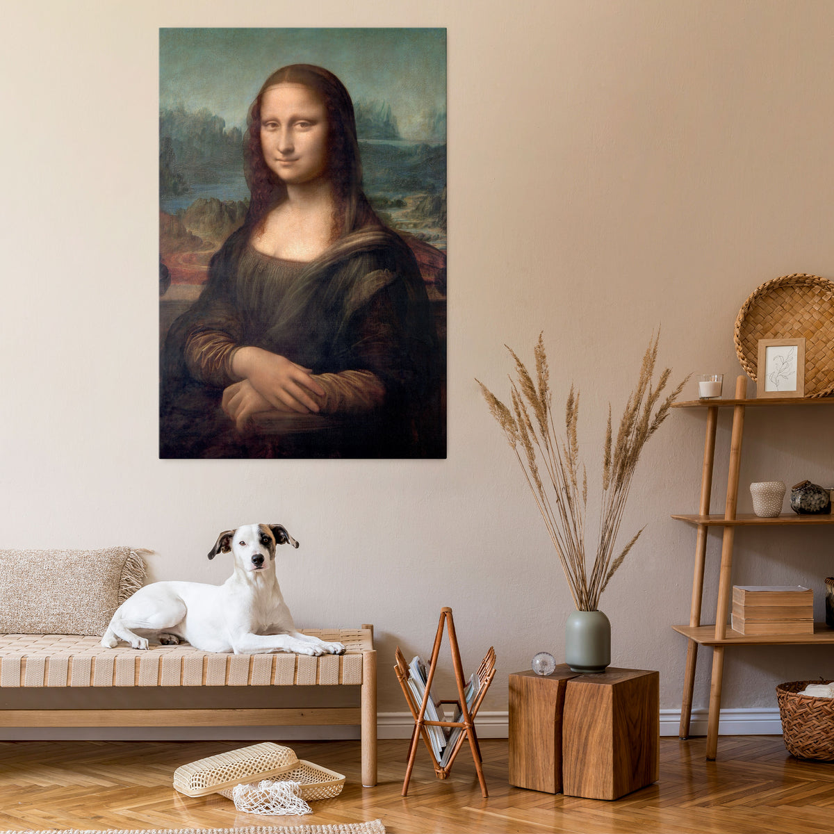 MONA LISA Κατακόρυφος Πίνακας σε Καμβά