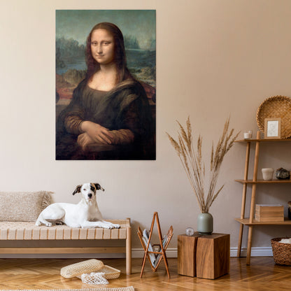 MONA LISA Κατακόρυφος Πίνακας σε Καμβά