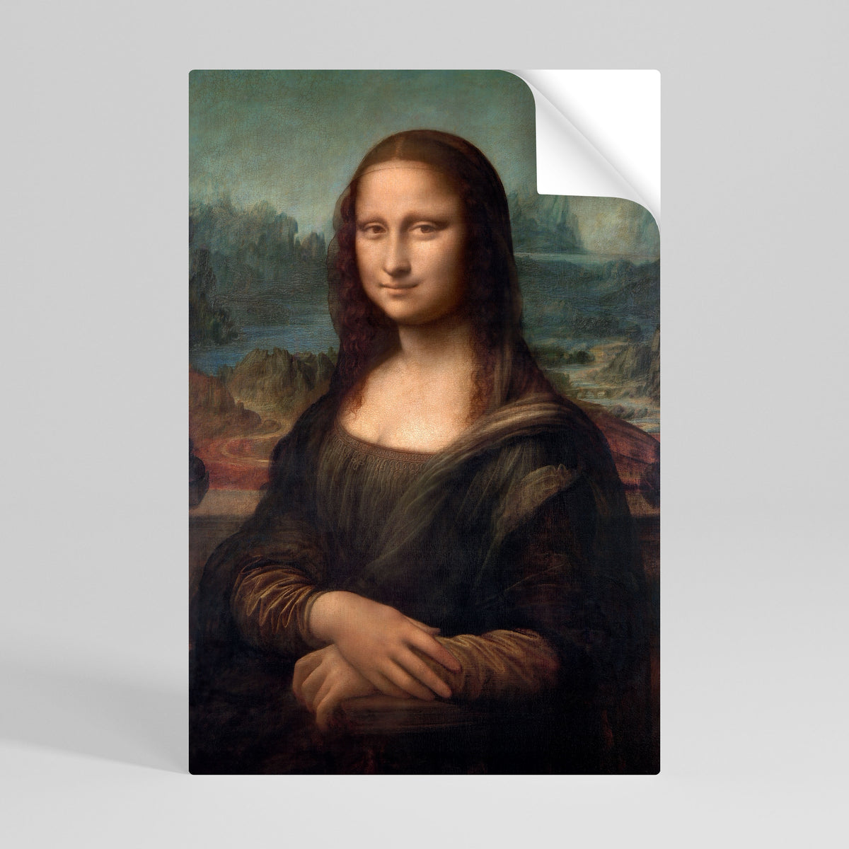 MONA LISA Αυτοκόλλητη Αφίσα κάθετη