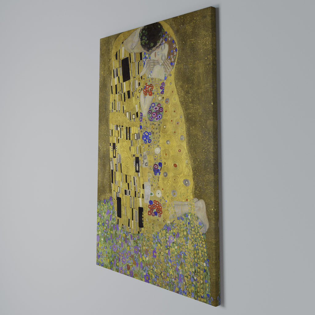 THE KISS Vertical Canvas Print