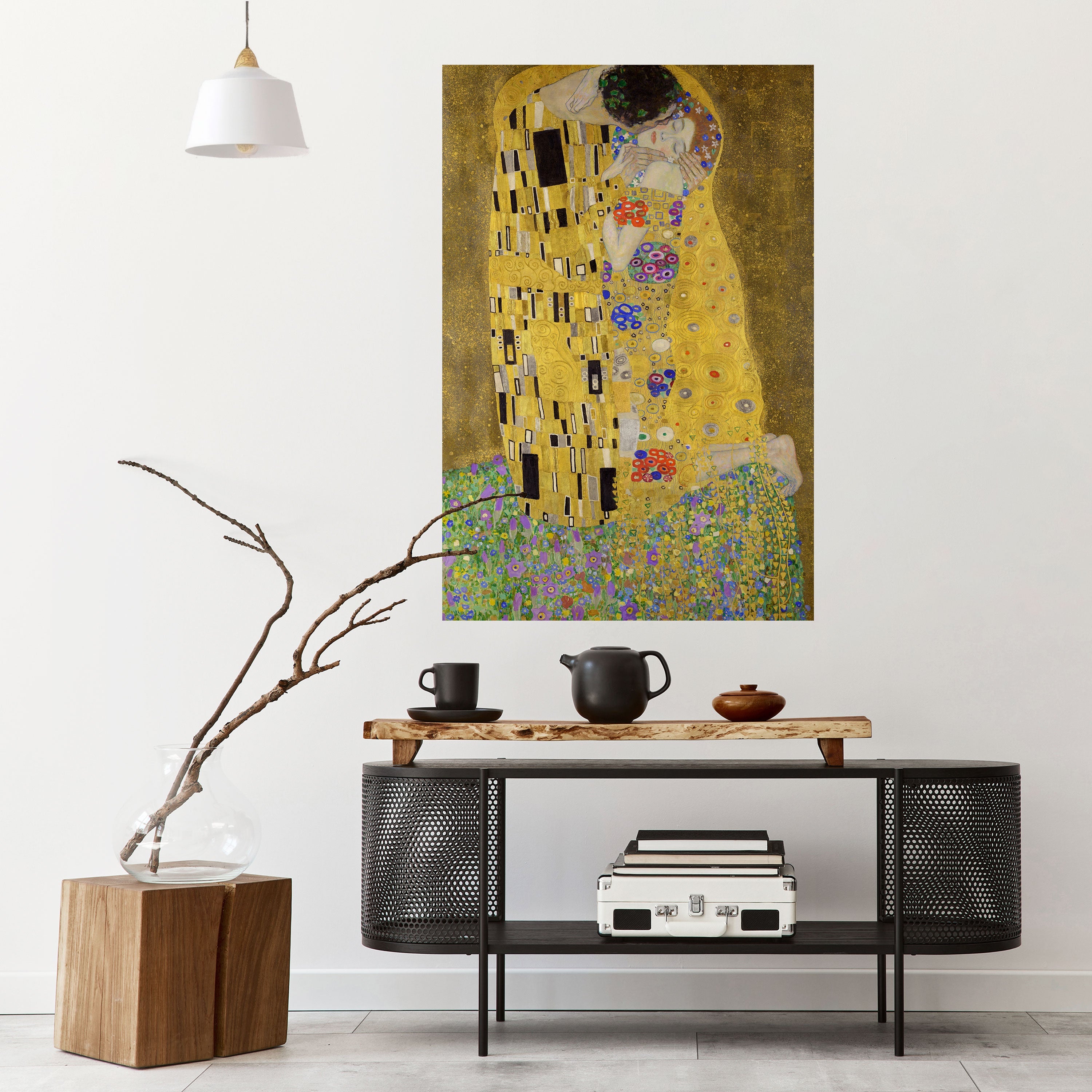 THE KISS Peel and Stick Vertical Poster