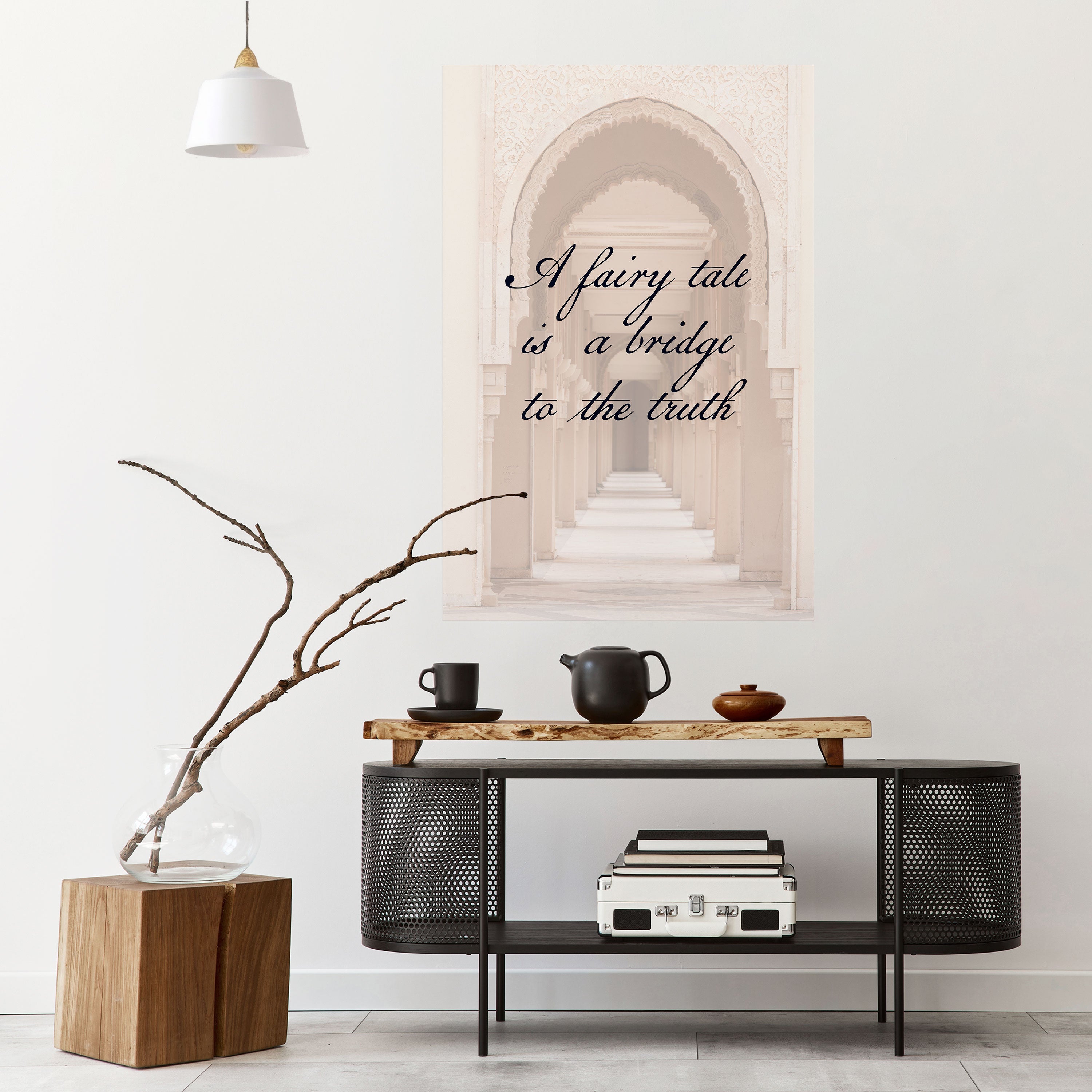 DREAMLIKE PASSAGE Peel and Stick Vertical Poster