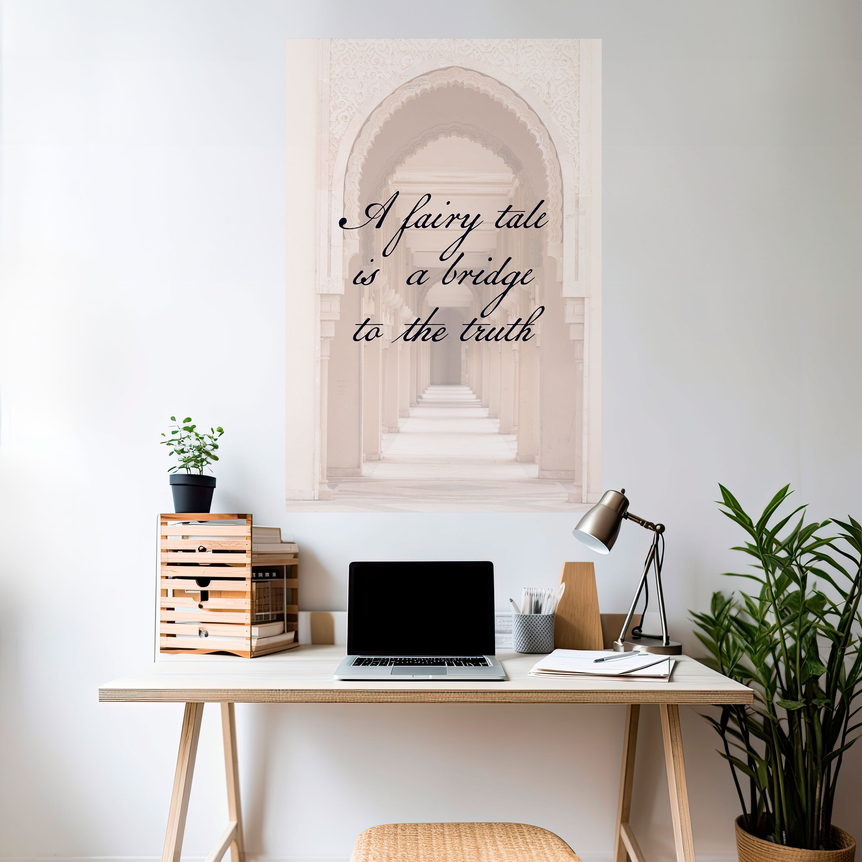 DREAMLIKE PASSAGE Peel and Stick Vertical Poster