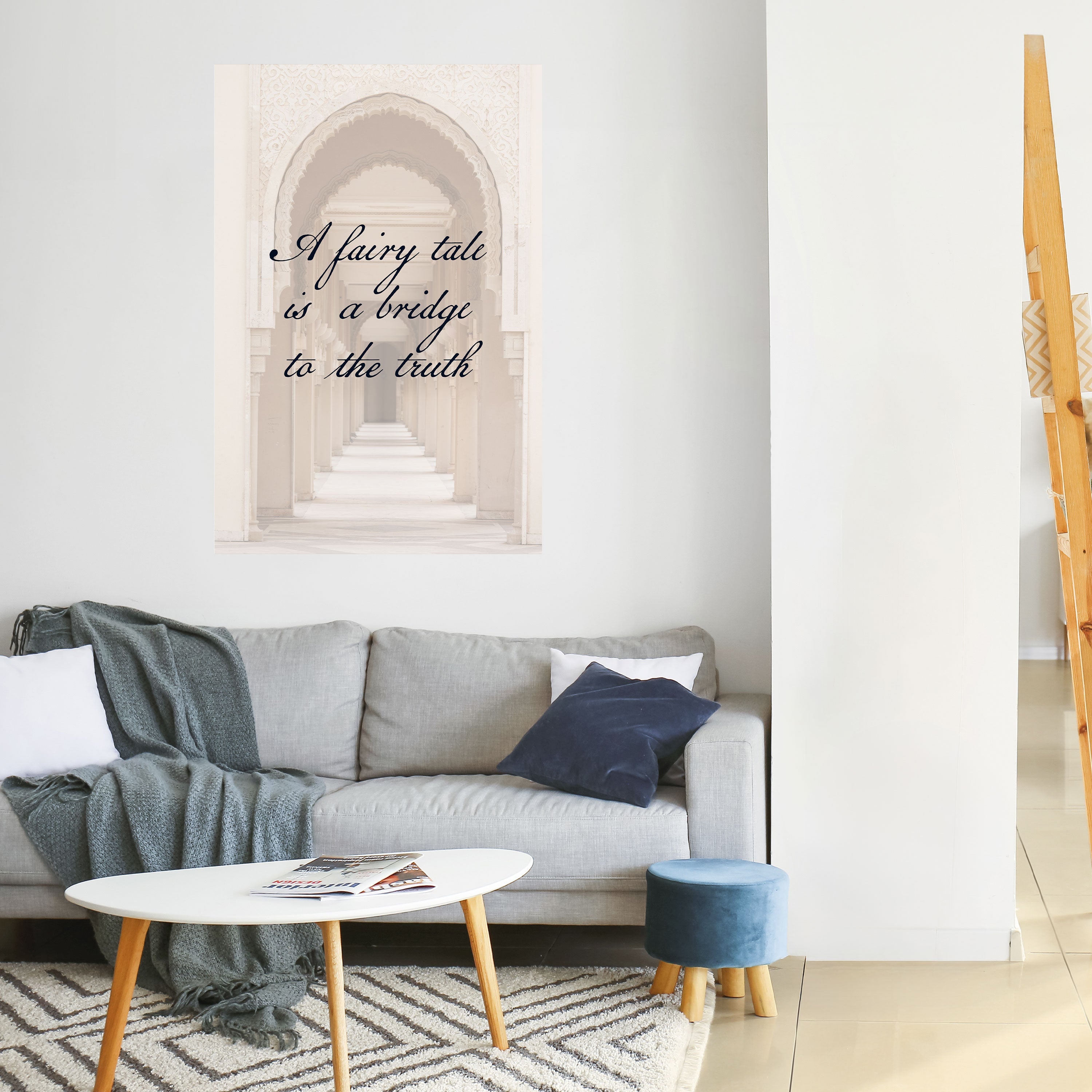 DREAMLIKE PASSAGE Peel and Stick Vertical Poster