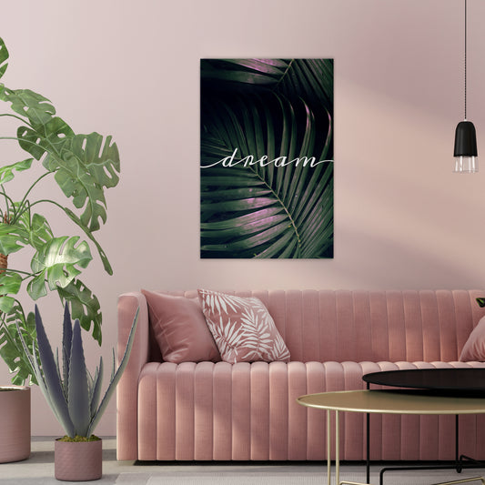 LUSH DREAMSCAPE Vertical Canvas Print