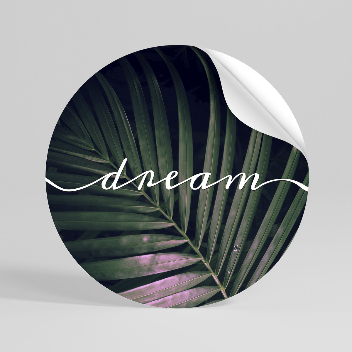 LUSH DREAMSCAPE Peel and Stick Round Sticker