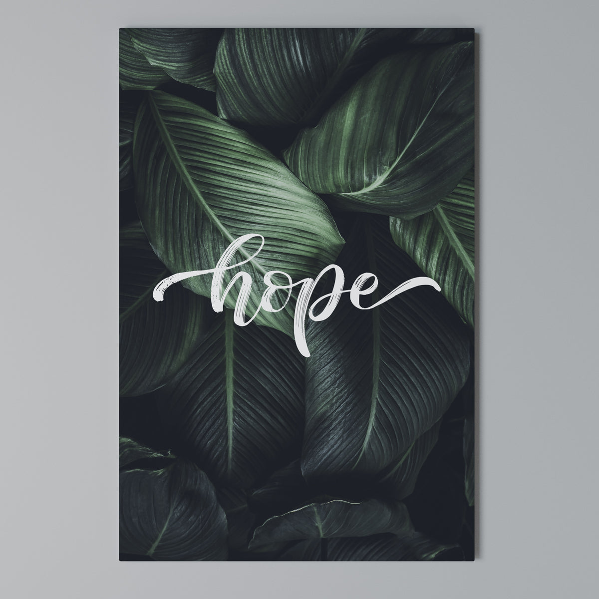 GREEN WHISPERS OF HOPE Κατακόρυφος Πίνακας σε Καμβά