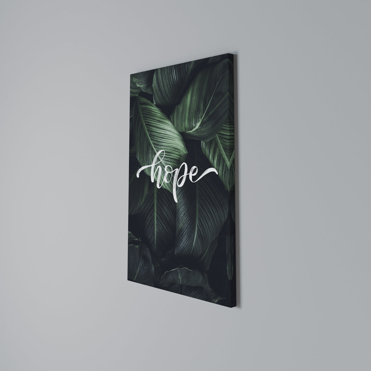 GREEN WHISPERS OF HOPE Κατακόρυφος Πίνακας σε Καμβά