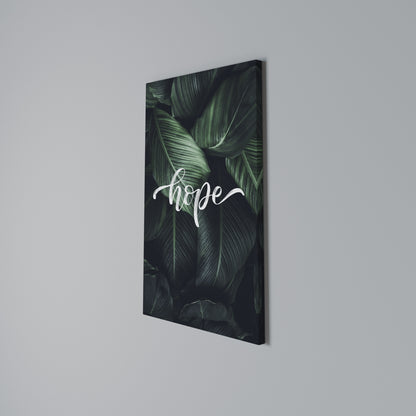 GREEN WHISPERS OF HOPE Κατακόρυφος Πίνακας σε Καμβά