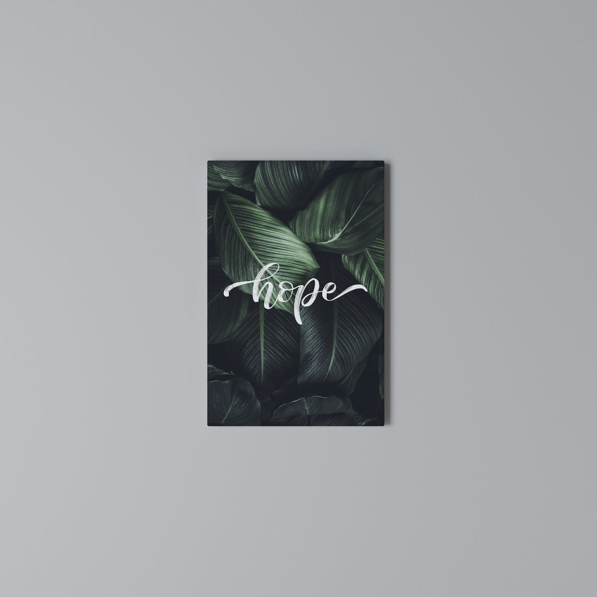 GREEN WHISPERS OF HOPE Κατακόρυφος Πίνακας σε Καμβά