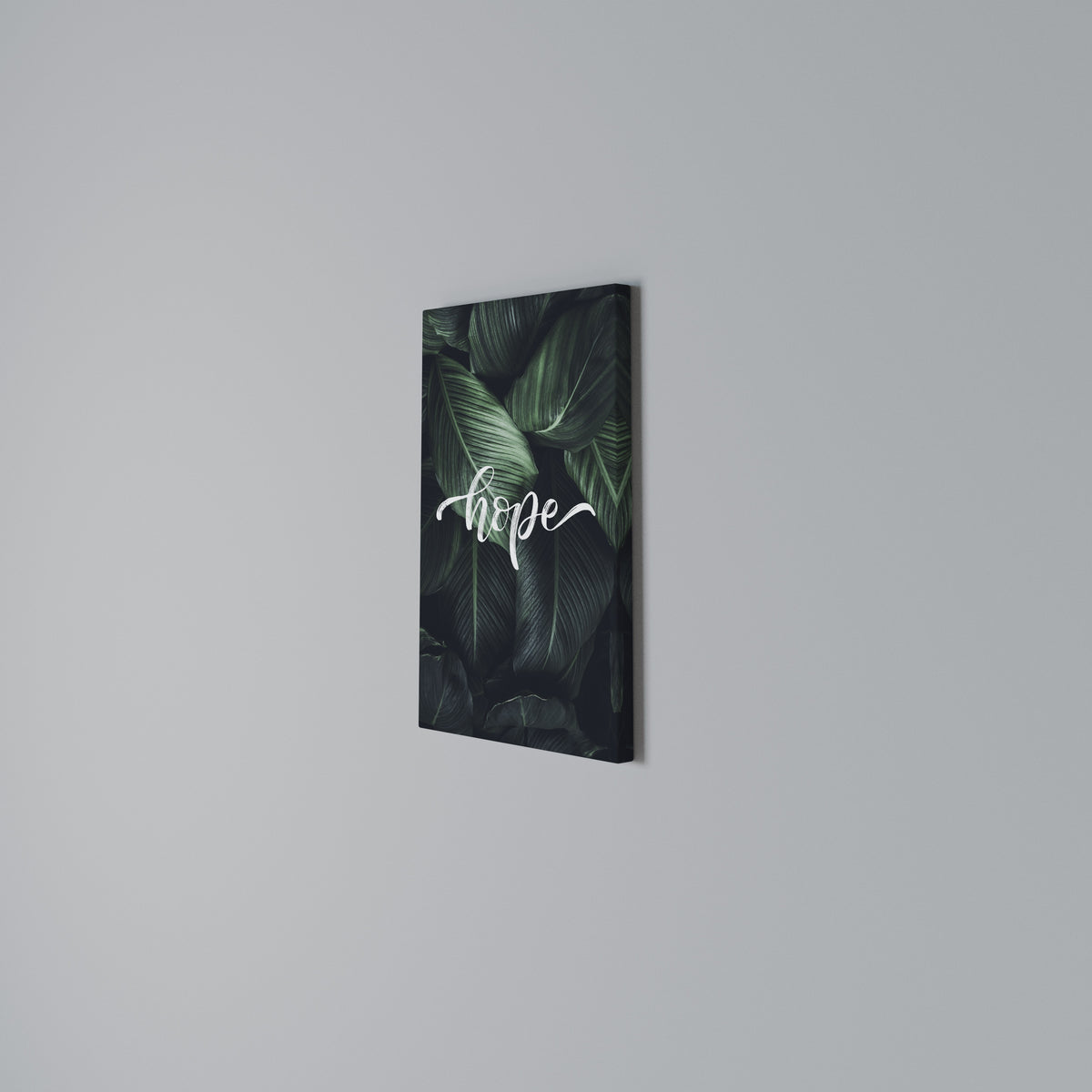 GREEN WHISPERS OF HOPE Κατακόρυφος Πίνακας σε Καμβά