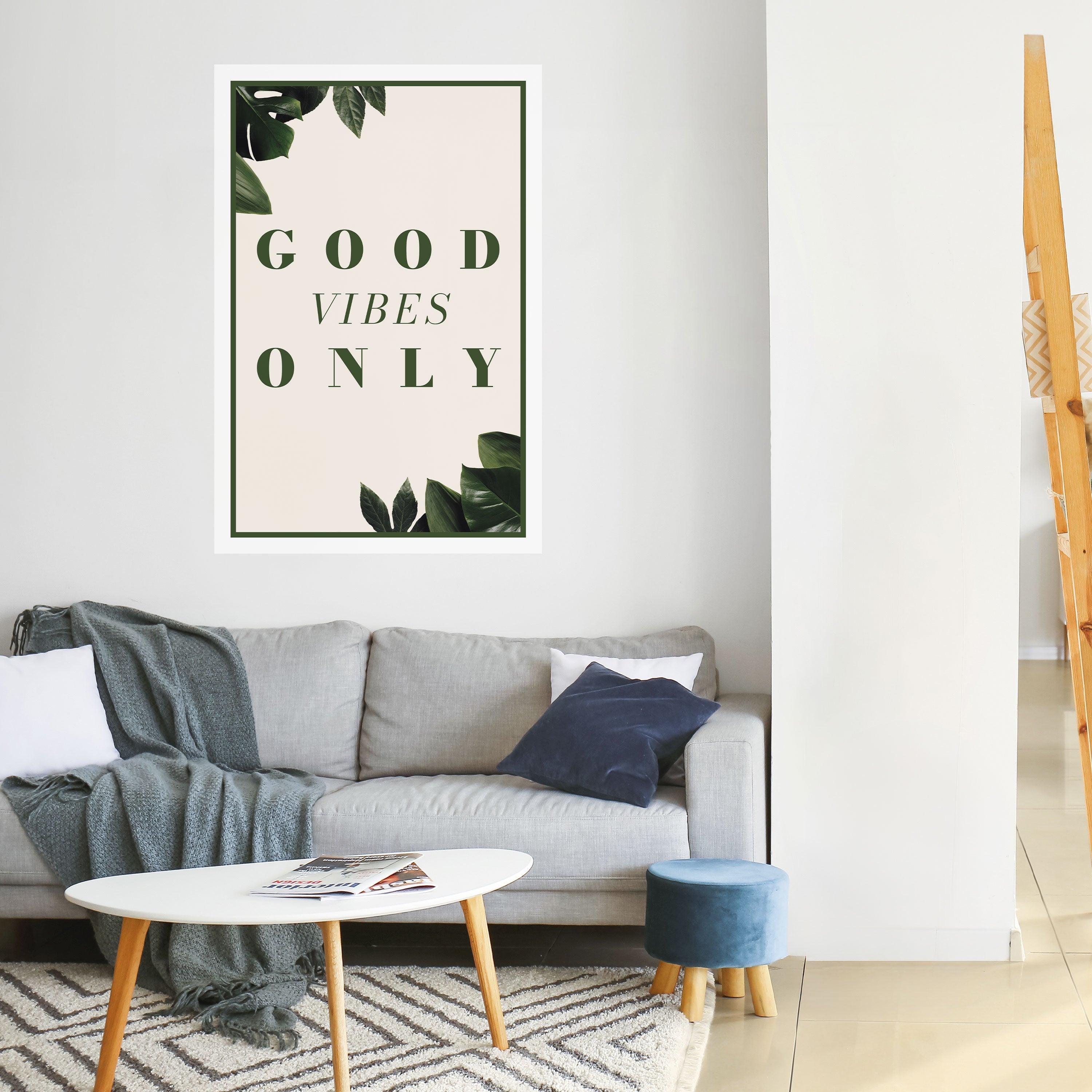 NATURE'S POSITIVE ENERGY Peel and Stick Vertical Poster