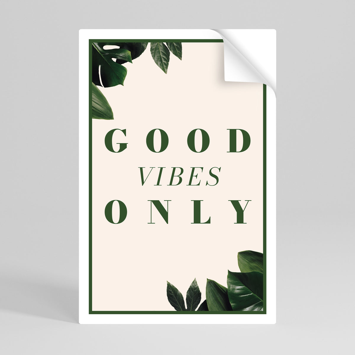 NATURE'S POSITIVE ENERGY Αυτοκόλλητη Αφίσα κάθετη