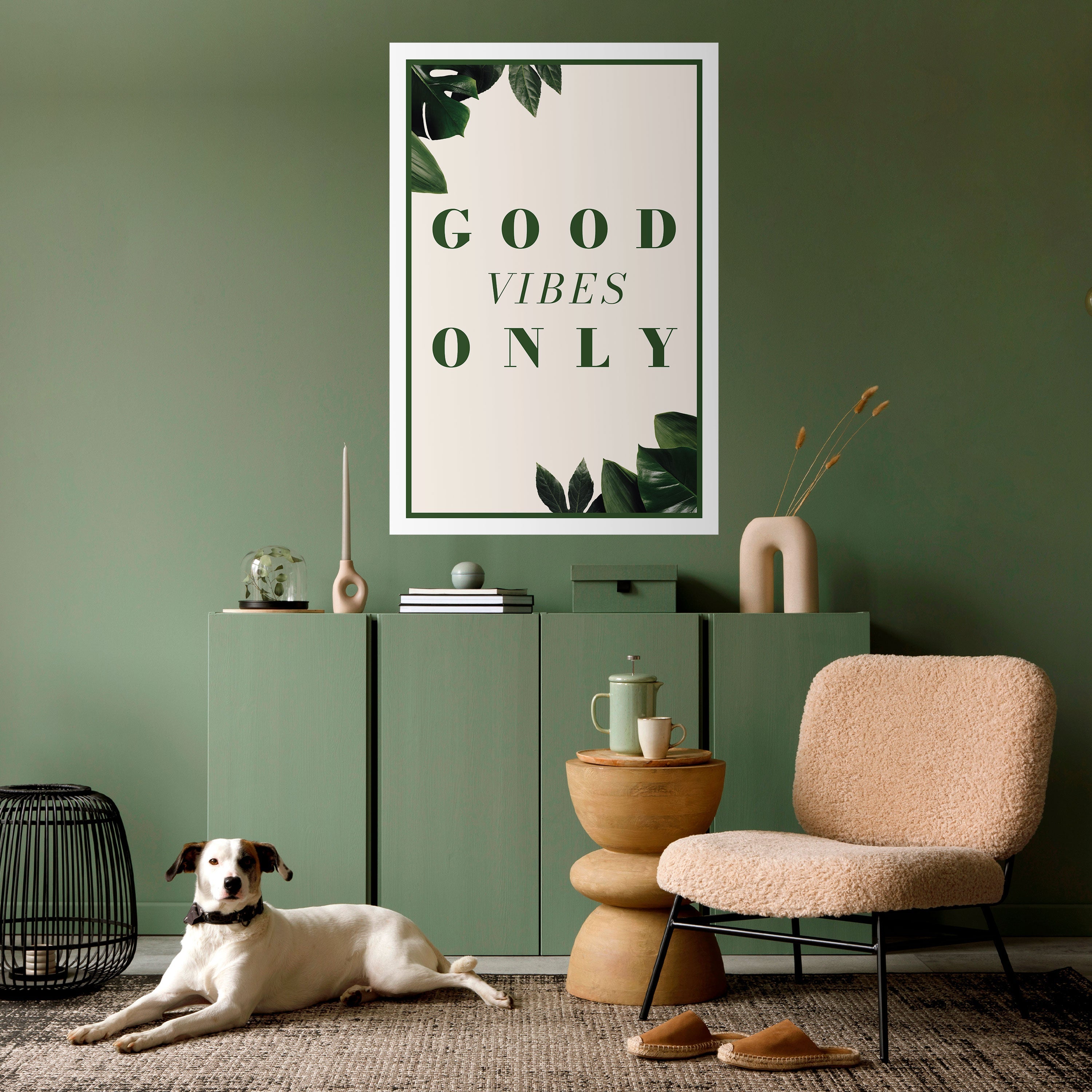 NATURE'S POSITIVE ENERGY Peel and Stick Vertical Poster