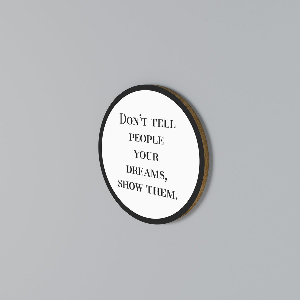 DREAMS IN ACTION Round Wall Art