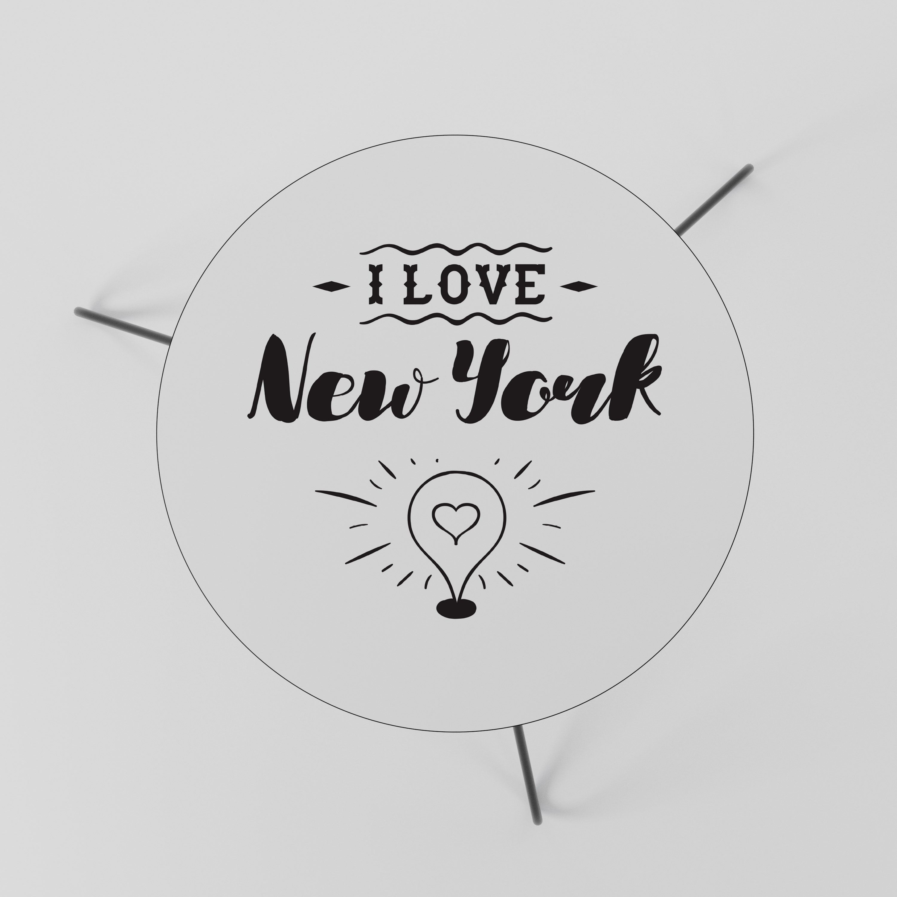Τραπεζάκι σαλονιού I LOVE NEW YORK 60