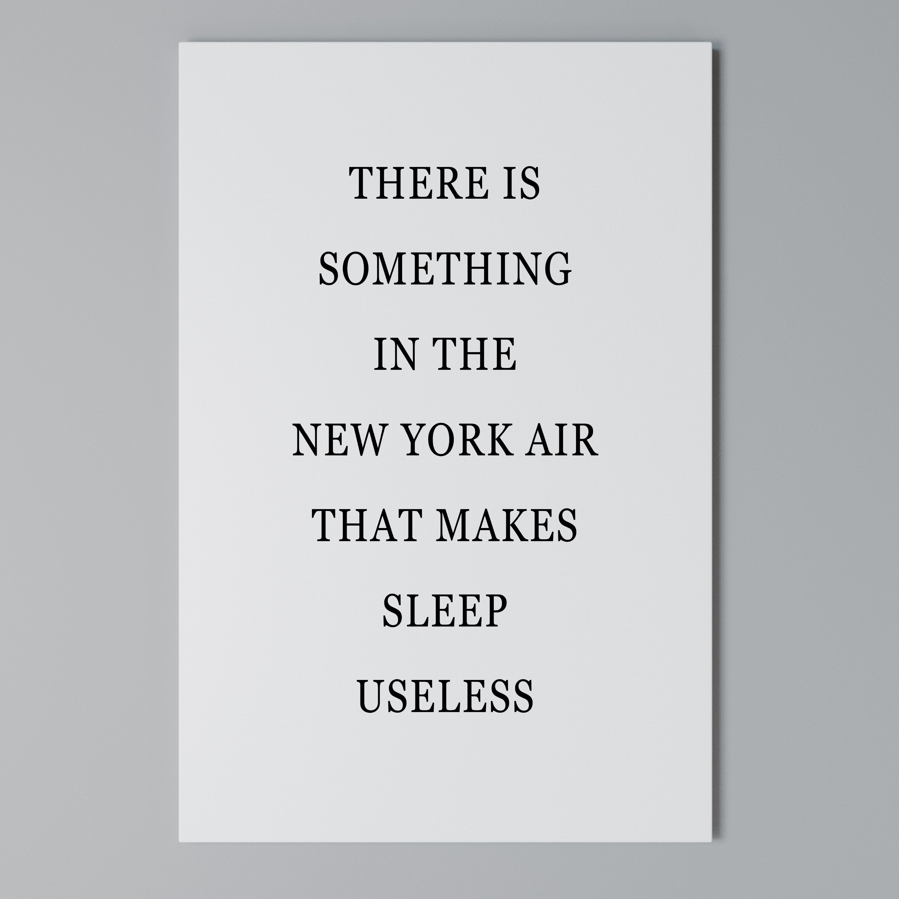 NEW YORK NIGHTS UNREST Κατακόρυφος Πίνακας σε Καμβά