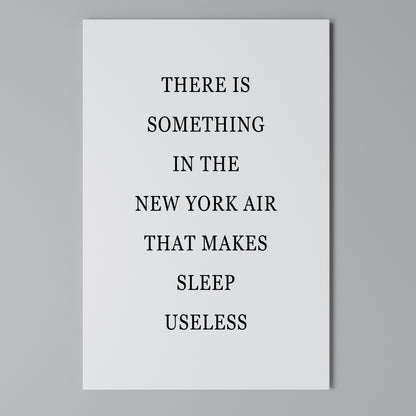 NEW YORK NIGHTS UNREST Κατακόρυφος Πίνακας σε Καμβά