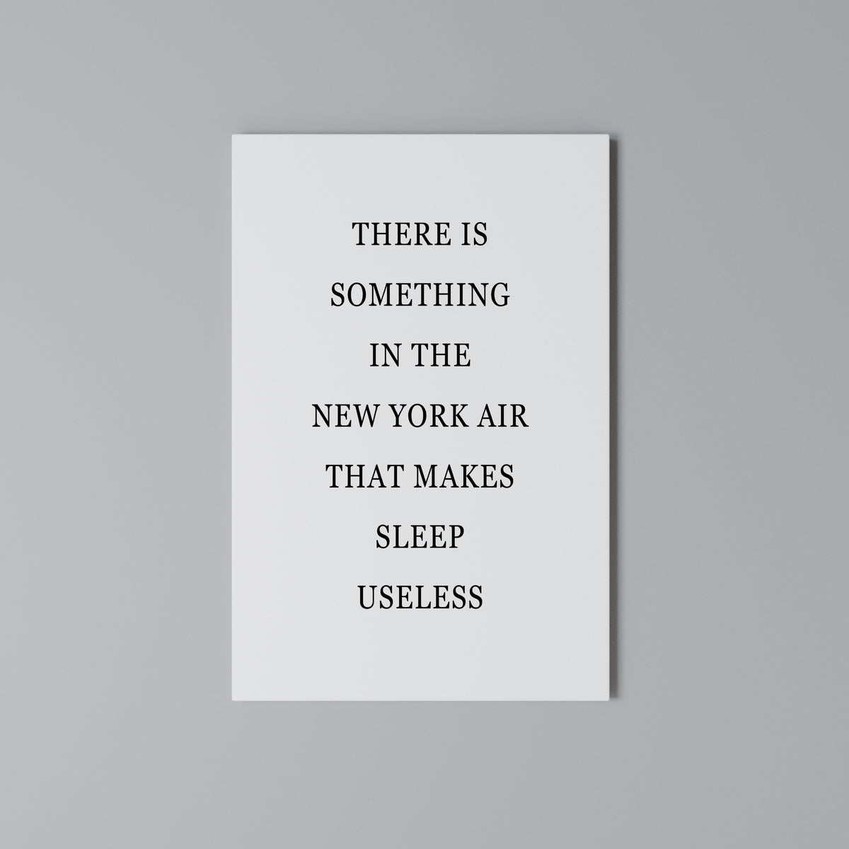 NEW YORK NIGHTS UNREST Κατακόρυφος Πίνακας σε Καμβά