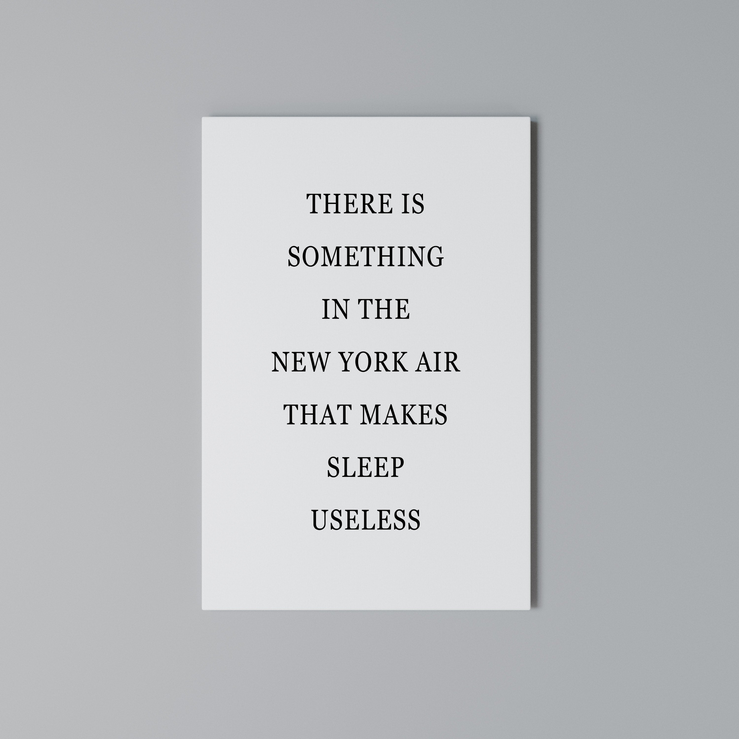 NEW YORK NIGHTS UNREST Κατακόρυφος Πίνακας σε Καμβά