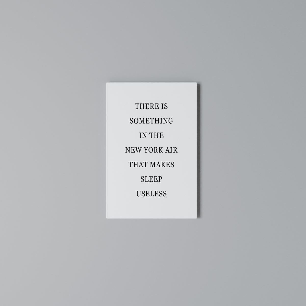 NEW YORK NIGHTS UNREST Κατακόρυφος Πίνακας σε Καμβά